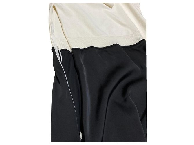 Autre Marque Hugo Boss Strickkleid Schwarz Weiß - Ansicht 6