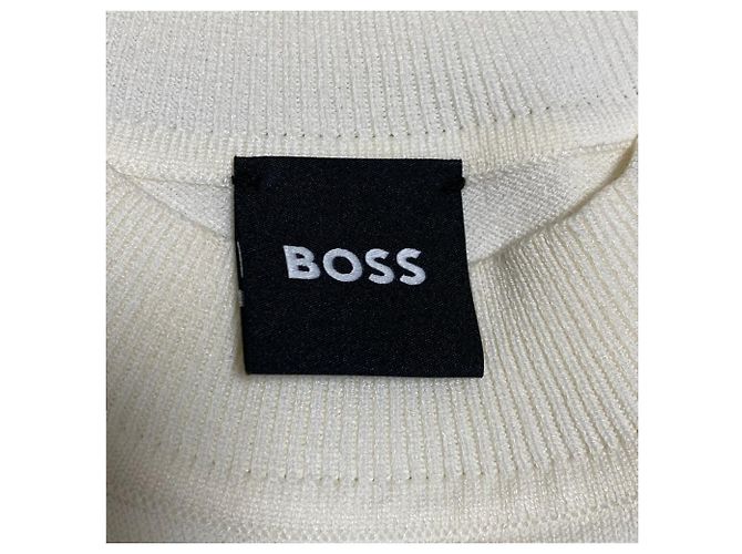 Autre Marque Hugo Boss Strickkleid Schwarz Weiß - Ansicht 7