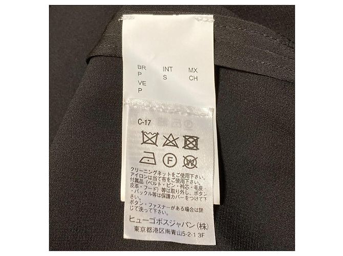Autre Marque Hugo Boss Strickkleid Schwarz Weiß - Ansicht 8