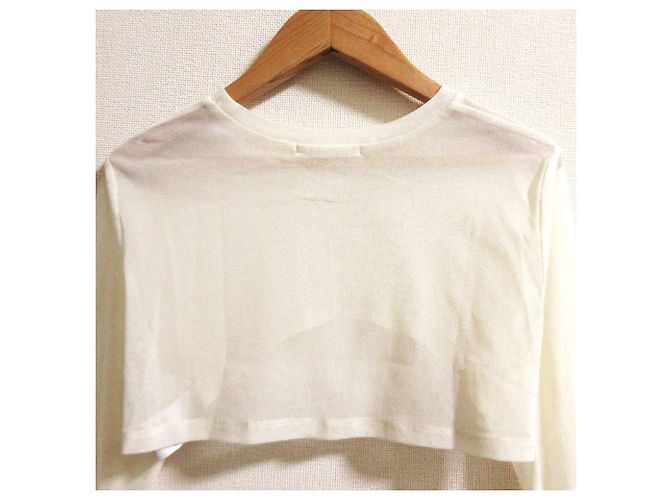 Autre Marque VIVIENNE TAM Top corto a maniche lunghe Crudo - vista 7