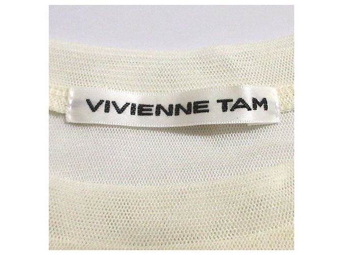 Autre Marque VIVIENNE TAM Top corto a maniche lunghe Crudo - vista 8