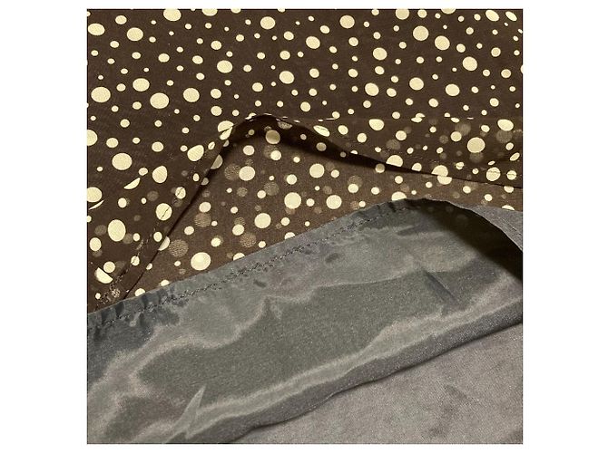 Calça larga fluida de chiffon estampado Theory B GZ Chiffon PULL ON Marrom - vista 5