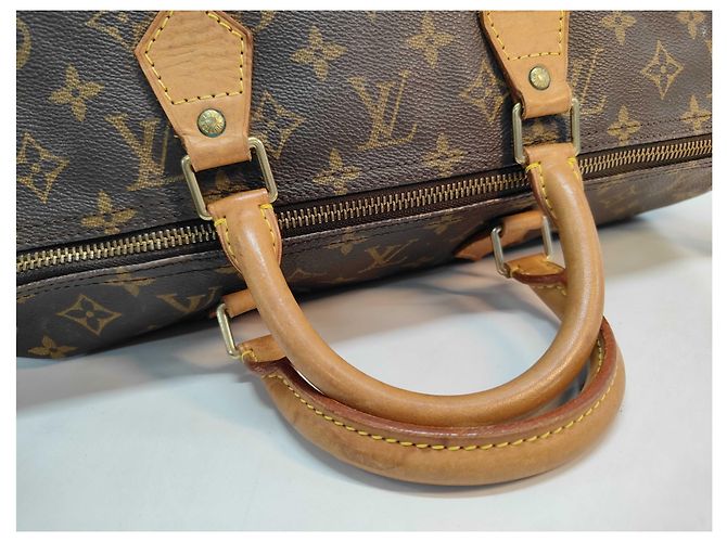 Louis Vuitton Speedy Bandouliere Bag Monogram Canvas 40 Brown - view 5