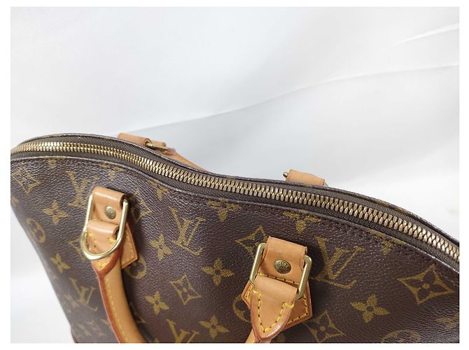 Bolsa Louis Vuitton Alma em Canvas Monogram MM Multicor - vista 7