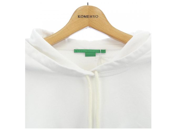 Stella Mc Cartney Stella McCartney Record Hoodie Hoodie Kapuzenpullover Weiß - Ansicht 5