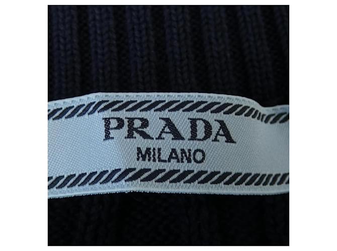 Top de punto Prada Azul Azul marino - vista 4