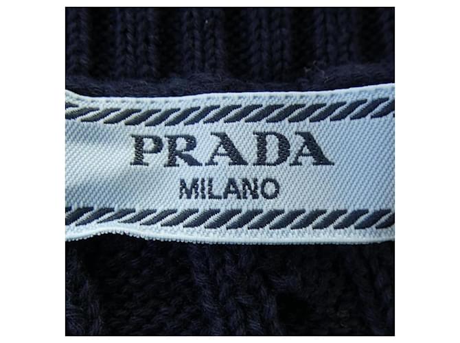 Top de punto Prada Azul Azul marino - vista 3