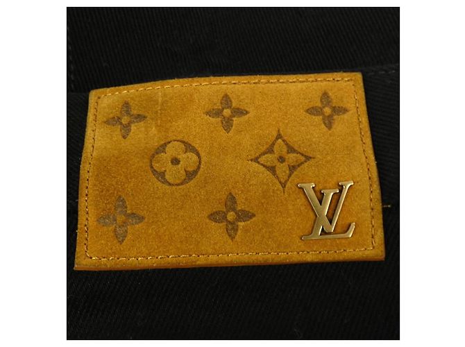 Louis Vuitton Carpenter Denim Hose mit Monogram-Details Schwarz - Ansicht 7