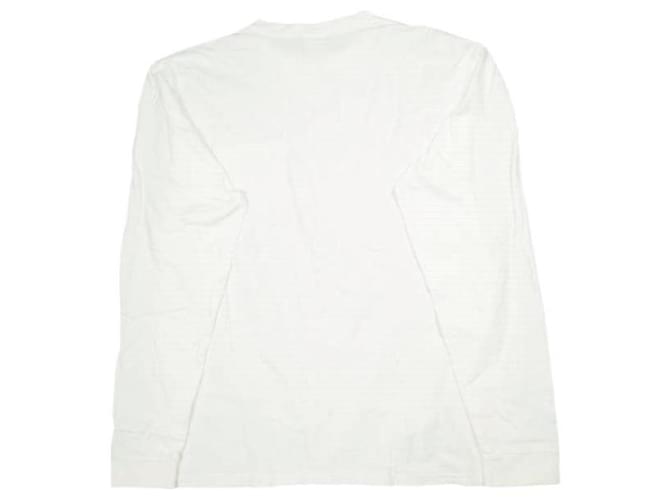 Autre Marque CAMISETA CLASS SOLID L/S POCKET De algodón de manga larga Blanco - vista 2