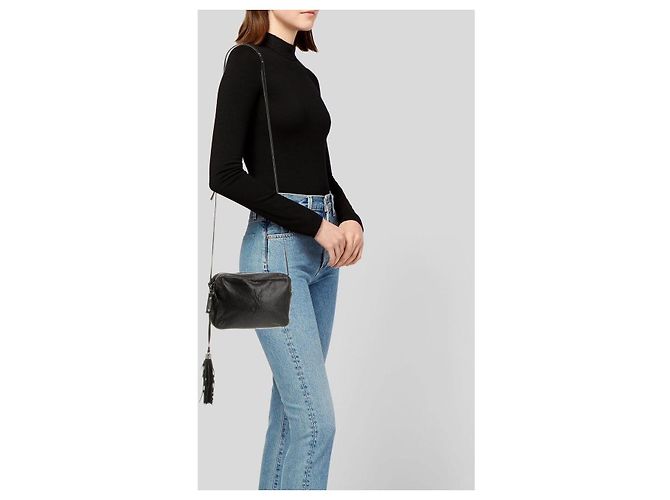 Yves Saint Laurent Saint Laurent Lou Small Camera Bag Preto - vista 14