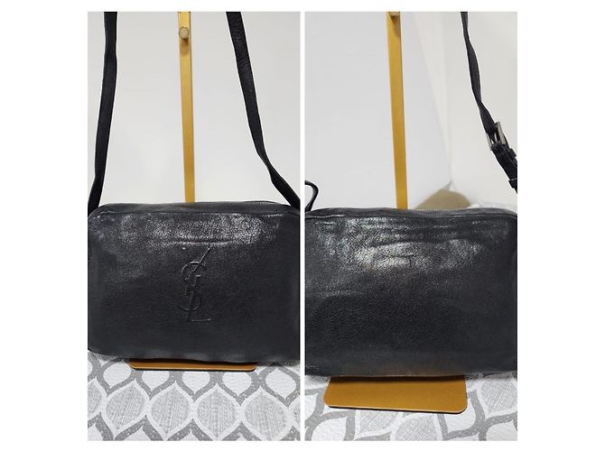 Yves Saint Laurent Saint Laurent Lou Small Camera Bag Preto - vista 5