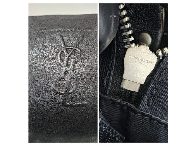 Yves Saint Laurent Saint Laurent Lou Small Camera Bag Preto - vista 6