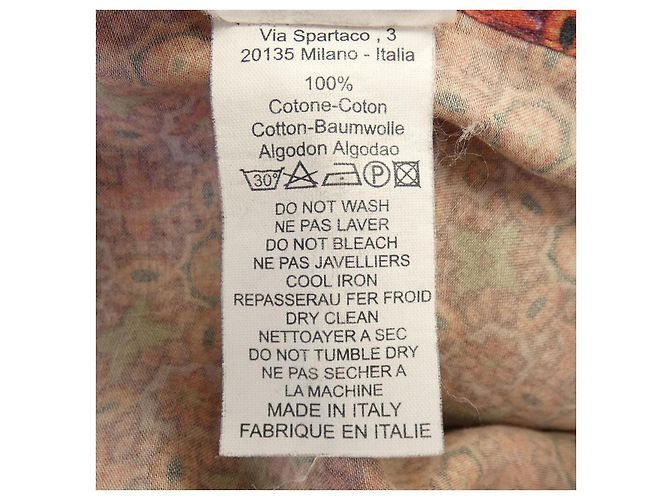 Autre Marque Camicia Etro Rosso Verde - vista 3