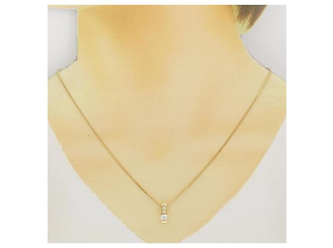 Autre Marque Collar de Diamante Au750 Dorado - vista 6