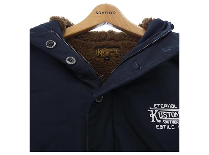 Autre Marque Abrigo KUSTOMSTYLE Azul Azul marino - vista 5