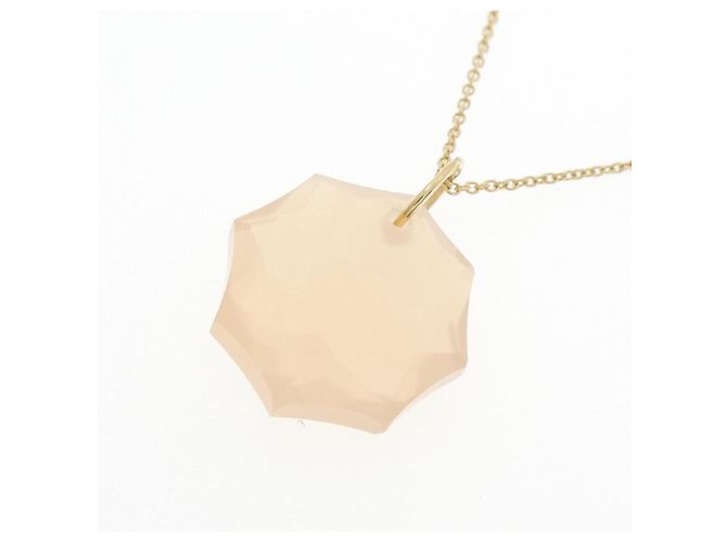 Autre Marque Collana Sweet Pea in Oro Au750 e Pietra di Luna D'oro - vista 3