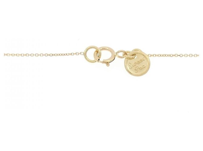 Autre Marque Collana Sweet Pea in Oro Au750 e Pietra di Luna D'oro - vista 4