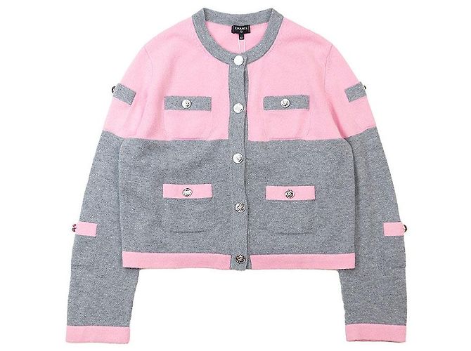 Timeless Cárdigan de cachemira Chanel Castaño Rosa - vista 11