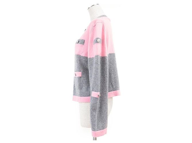 Timeless Cárdigan de cachemira Chanel Castaño Rosa - vista 14