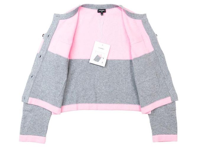 Timeless Cárdigan de cachemira Chanel Castaño Rosa - vista 8