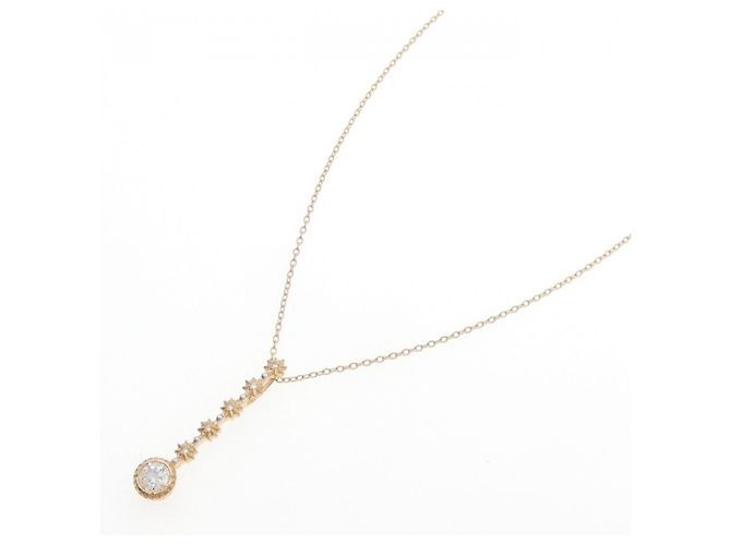Autre Marque Collana in oro rosa e oro bianco con diamanti Au750 D'oro - vista 2
