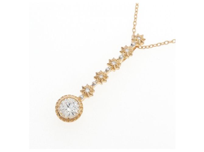 Autre Marque Collana in oro rosa e oro bianco con diamanti Au750 D'oro - vista 3