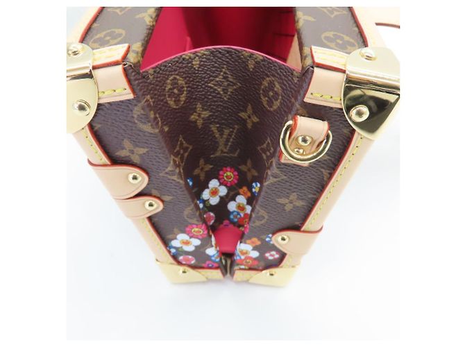 Borsa a Spalla Louis Vuitton Petite Malle Monogram Limited Edition Marrone - vista 14