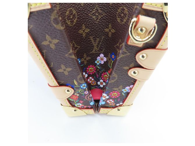 Borsa a Spalla Louis Vuitton Petite Malle Monogram Limited Edition Marrone - vista 15