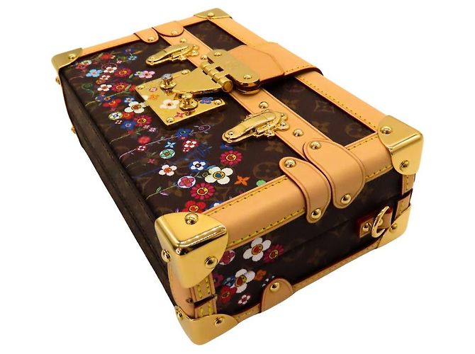 Borsa a Spalla Louis Vuitton Petite Malle Monogram Limited Edition Marrone - vista 6