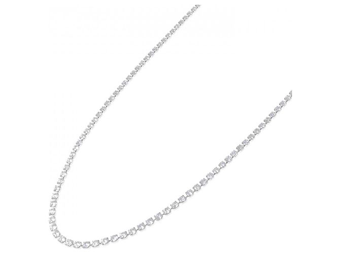 Autre Marque Collana in platino 850 e diamanti Argento - vista 2