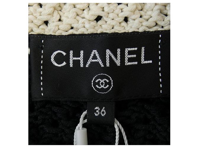 Chaqueta Chanel sin cuello Negro - vista 3