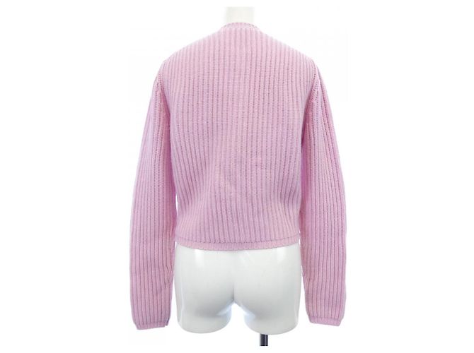Cárdigan de cachemira Miu Miu MMF014 1LZA Rosa - vista 2