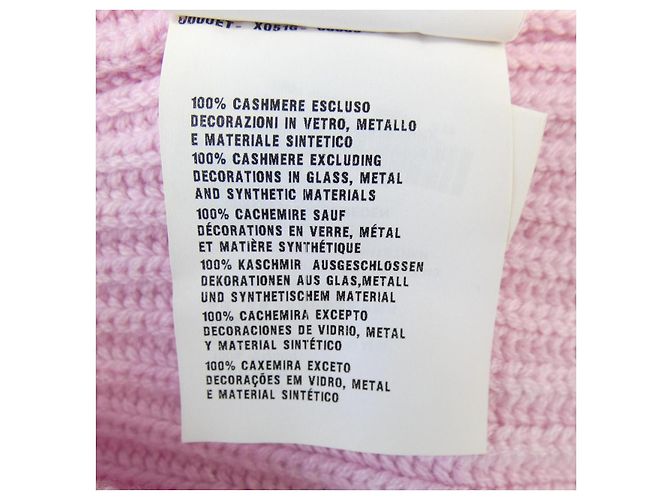 Cárdigan de cachemira Miu Miu MMF014 1LZA Rosa - vista 3