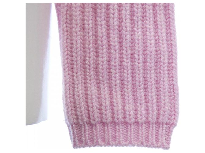 Cárdigan de cachemira Miu Miu MMF014 1LZA Rosa - vista 6