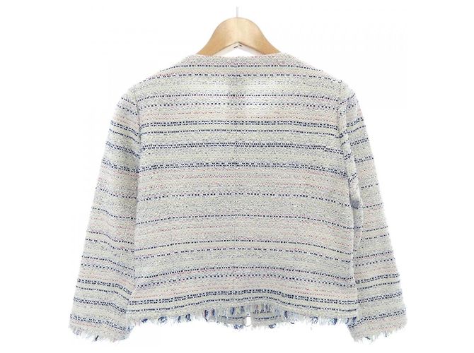 Autre Marque Chaqueta Rene sin cuello Beige - vista 2