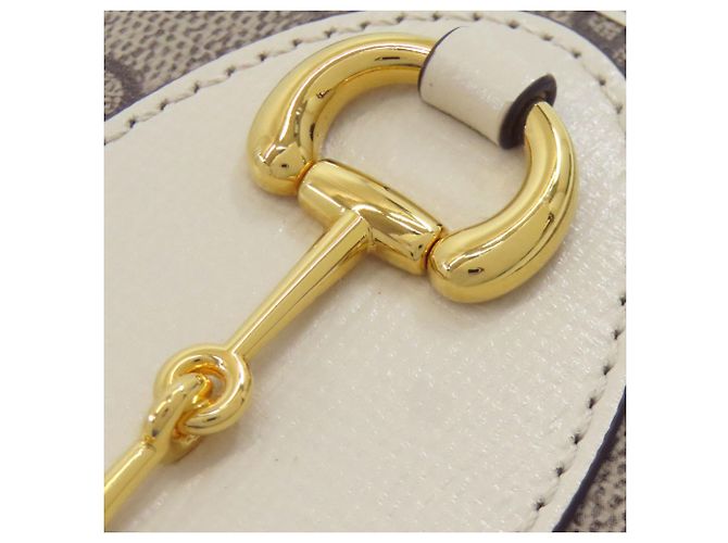Portafoglio Bi-fold Gucci marrone e bianco - vista 10