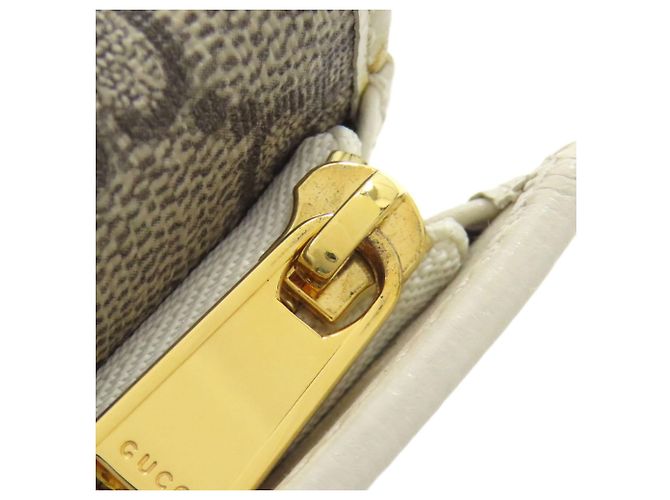 Portafoglio Bi-fold Gucci marrone e bianco - vista 11