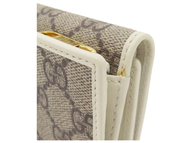 Portafoglio Bi-fold Gucci marrone e bianco - vista 13