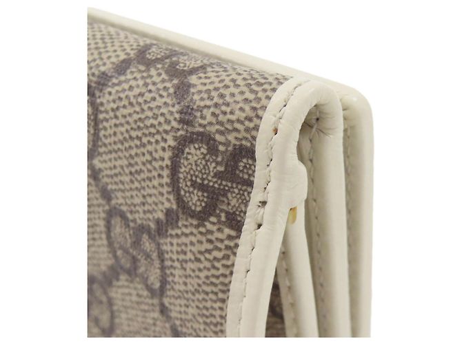 Portafoglio Bi-fold Gucci marrone e bianco - vista 15