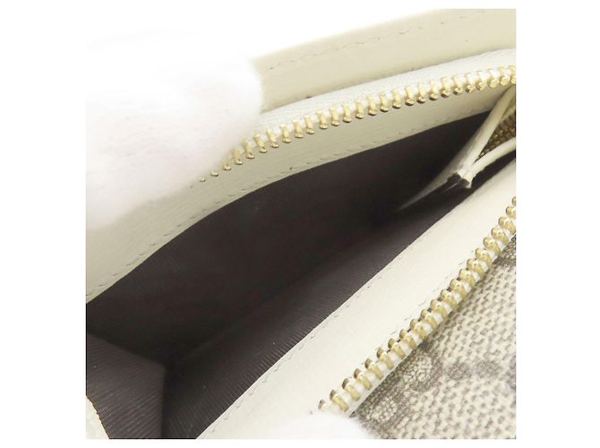 Portafoglio Bi-fold Gucci marrone e bianco - vista 6