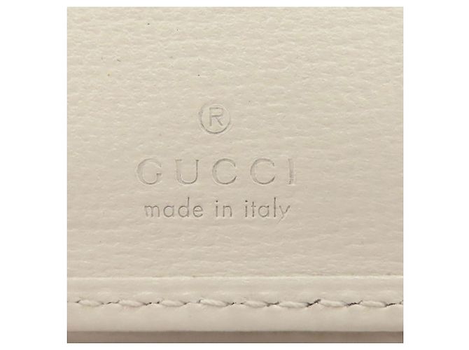 Portafoglio Bi-fold Gucci marrone e bianco - vista 7