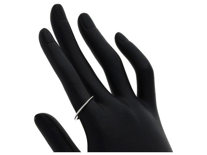 Tiffany & Co. Knife Edge Ring aus Platin - Ansicht 5