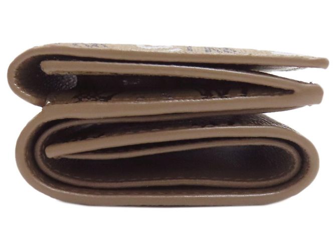 Balenciaga Mini Bi-fold Ledergeldbörse Braun - Ansicht 3