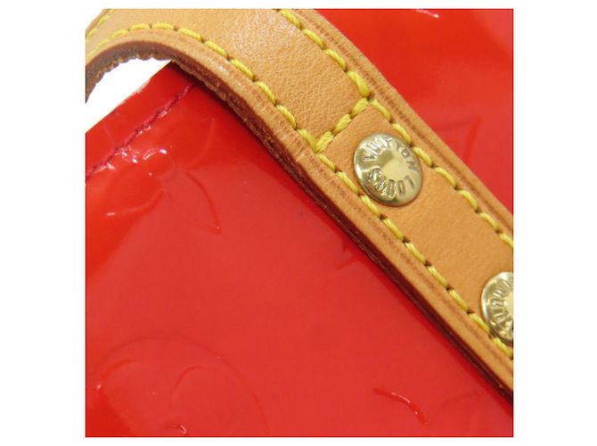 Borsa Louis Vuitton Vernis Lead PM Rosso - vista 16