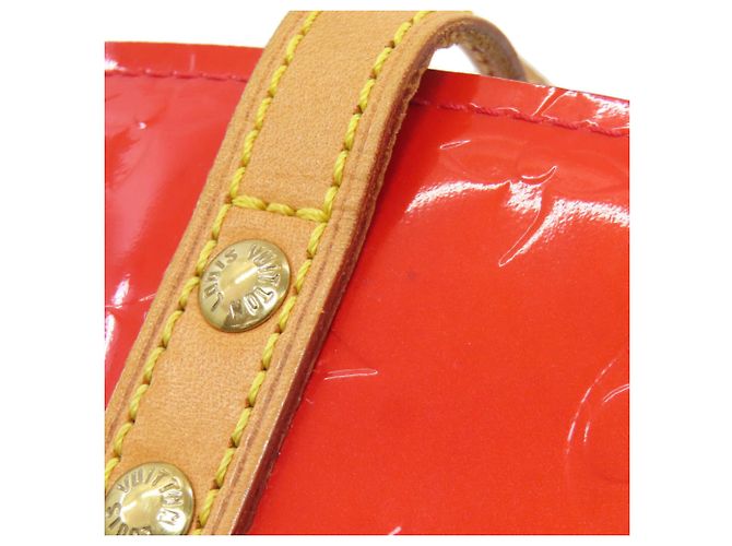 Borsa Louis Vuitton Vernis Lead PM Rosso - vista 17
