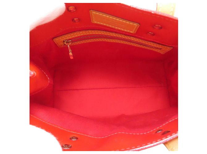 Borsa Louis Vuitton Vernis Lead PM Rosso - vista 5