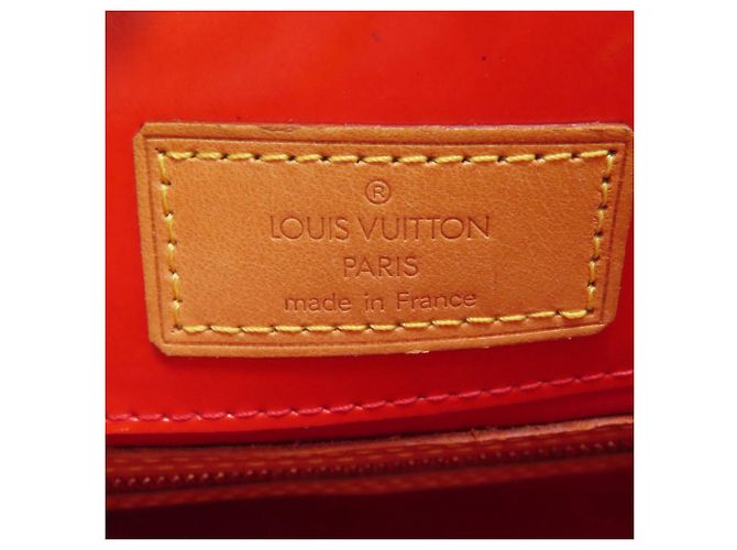 Borsa Louis Vuitton Vernis Lead PM Rosso - vista 6