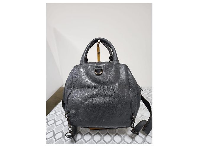 Balenciaga Agneau Classic Hardware Zip Traveler Rucksack - Grau - Ansicht 3