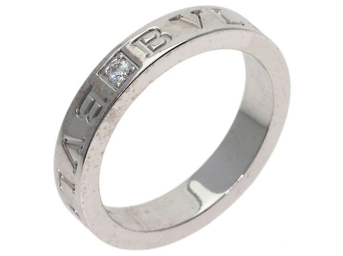 Bulgari Anello Bvlgari Double Logo 1P Diamond - vista 2