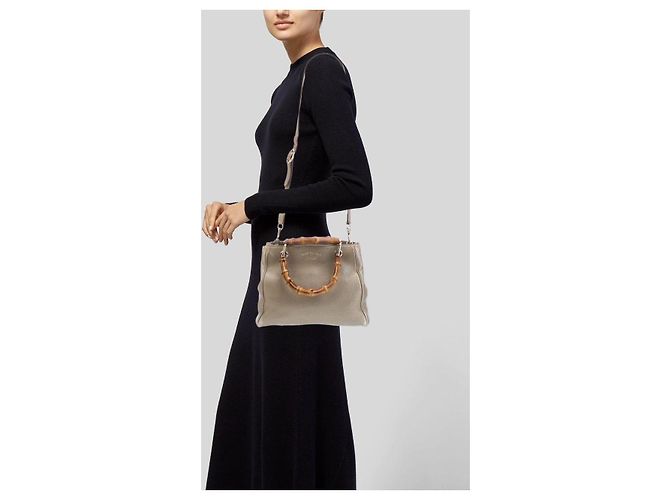 Gucci Small Bamboo Shopper Handtasche in Gold Golden - Ansicht 15